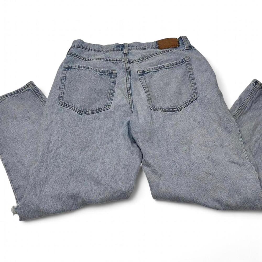 Aeropostale light blue thick curvy mom jeans intentional ripped details size 6 - Picture 3 of 6